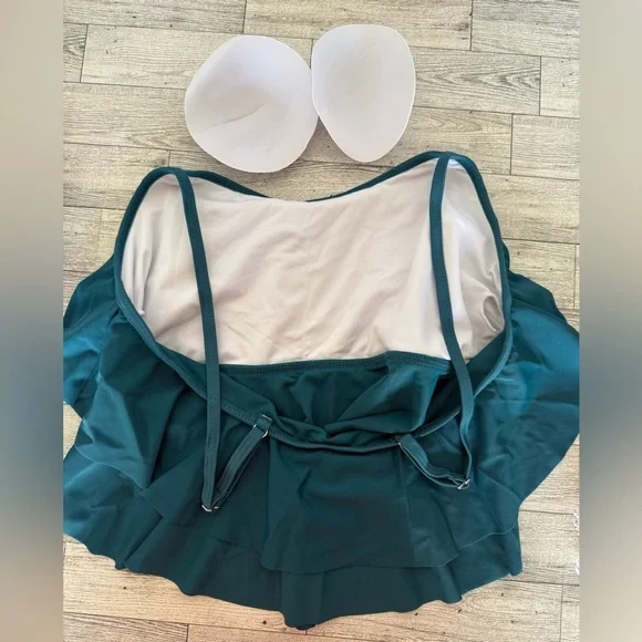 Women’s Tankini 2 piece Swimsuit (High waisted) Size Large NWOT - Picture 12 of 15